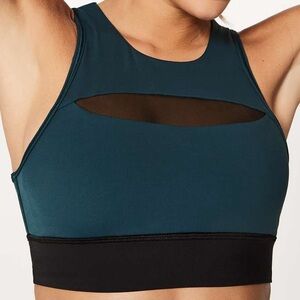 Lululemon Teal and Black Sports Bra